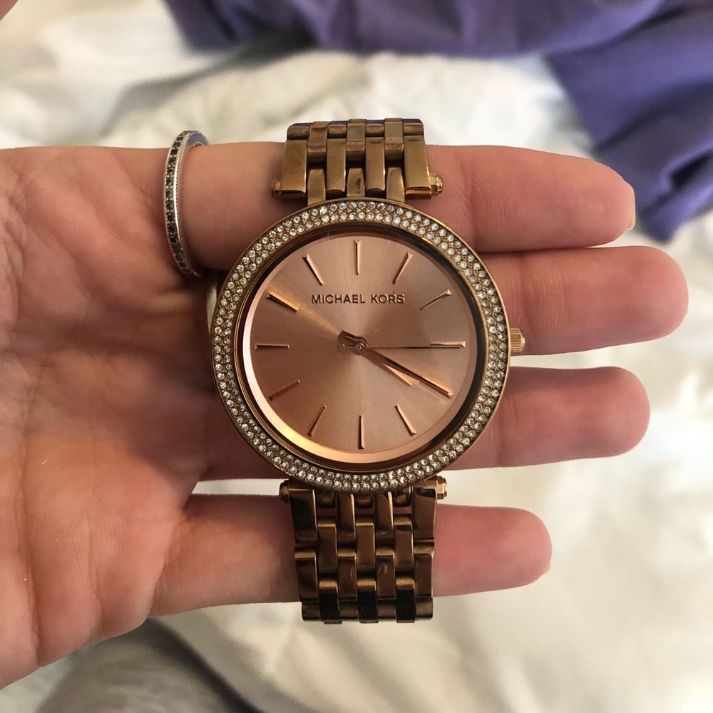 Rose Gold Michael Kors Watch - Picture 1 of 2